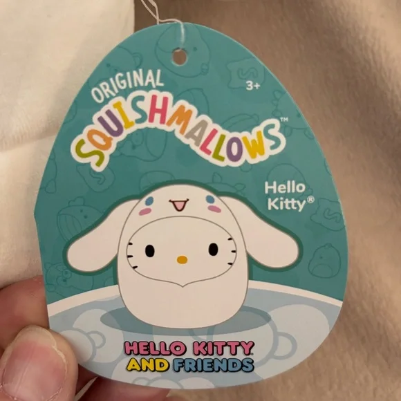 NWT Squishmallow 8” Hello Kitty as Cinnamaroll - Picture 2 of 6